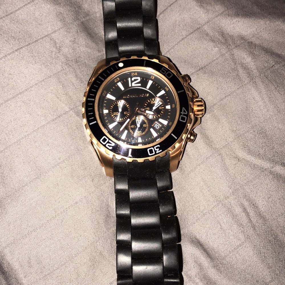 Drake Men's Rose Silicone Chronogry Watch